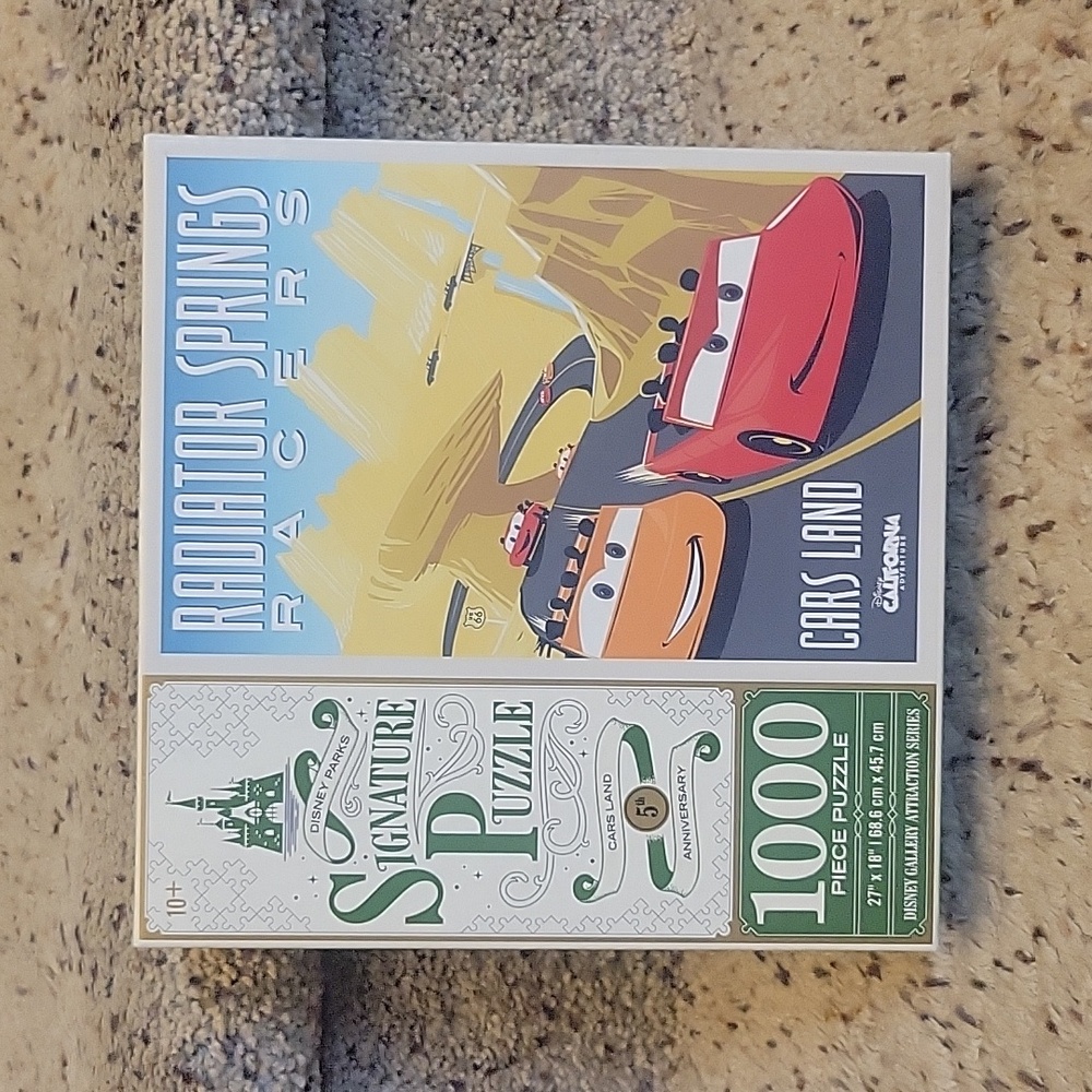 Brand New Sealed Disney Parks Radiator Springs Racers 1000 pc puzzle Disneyland